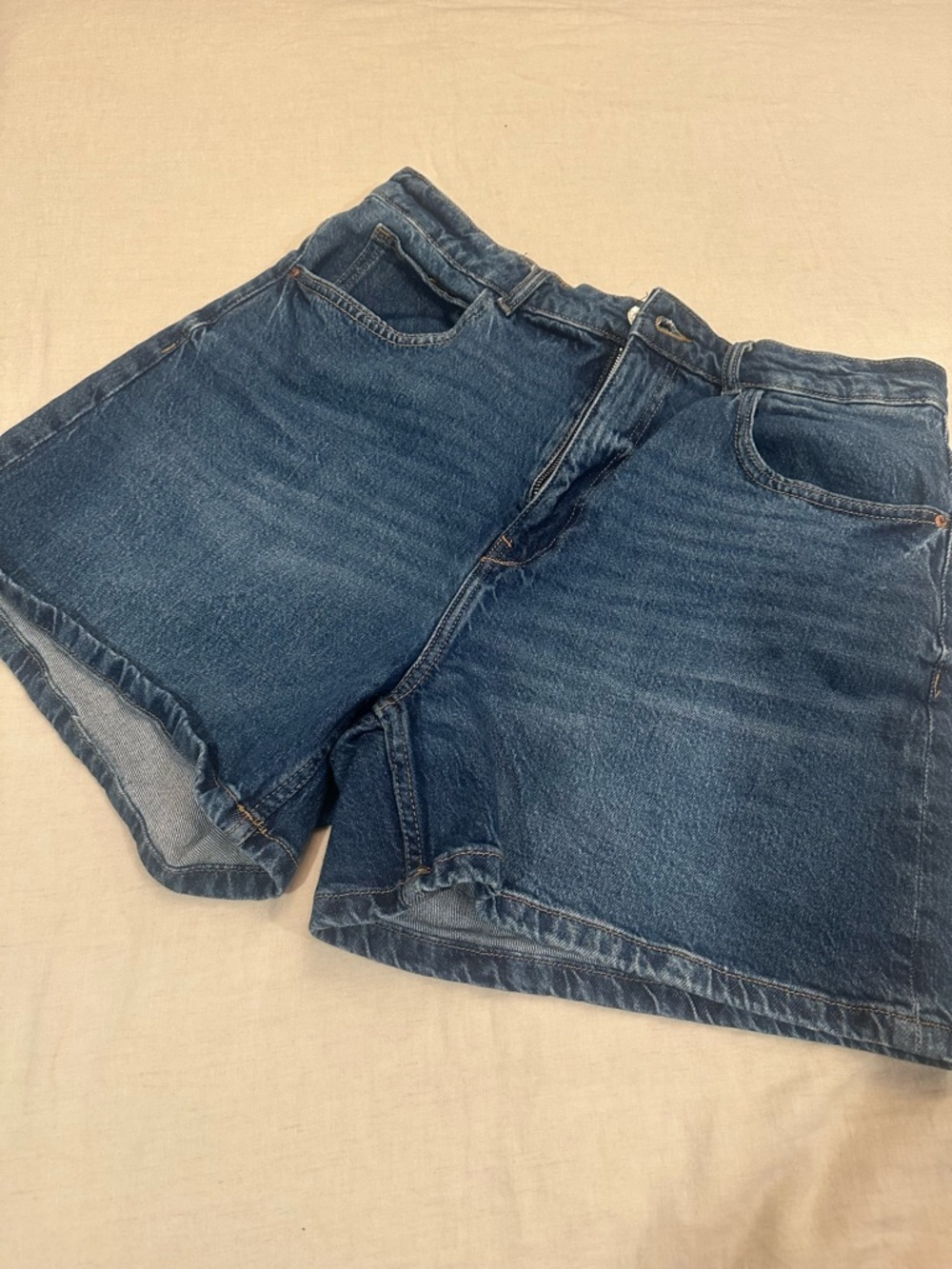 Zara Women's Bermuda Denim Jean Shorts Size 12